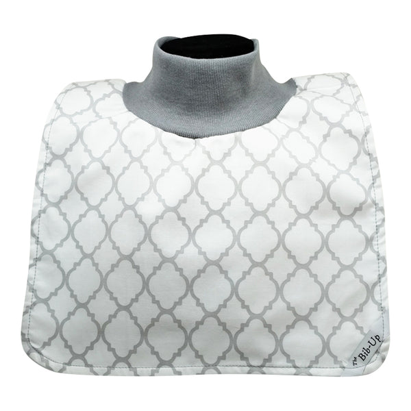 White w/Gray Quarter-foil