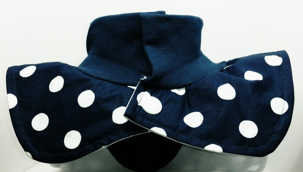 Navy w/White Dots